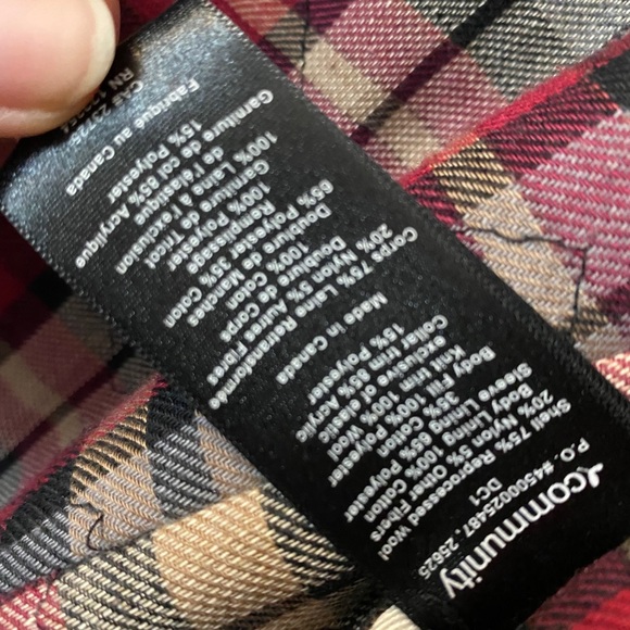 Grey Wool Pea Coat EUC - Picture 4 of 13